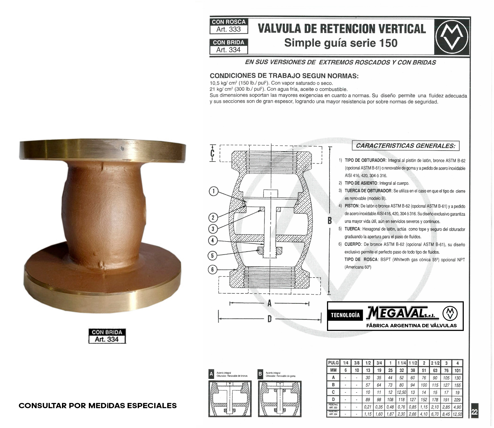 L Nea Retenci N Valvulas Para La Industria